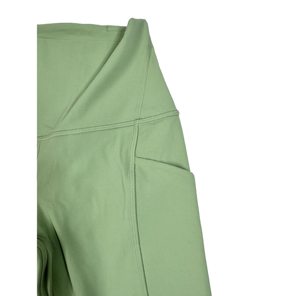 Lululemon Align High Rise Pant 25” Pockets Green Size 2 - Picture 2 of 9